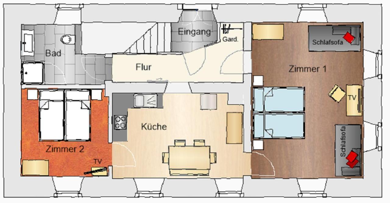 Landhausgarten Bunzmann Berg  Exterior foto